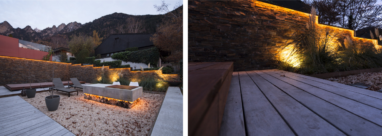 Grillterrasse mit Pool